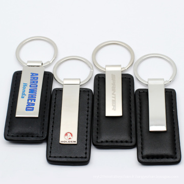 Porte-clés en cuir personnalisé, porte-clés en cuir fait à la main, porte-clés en cuir
